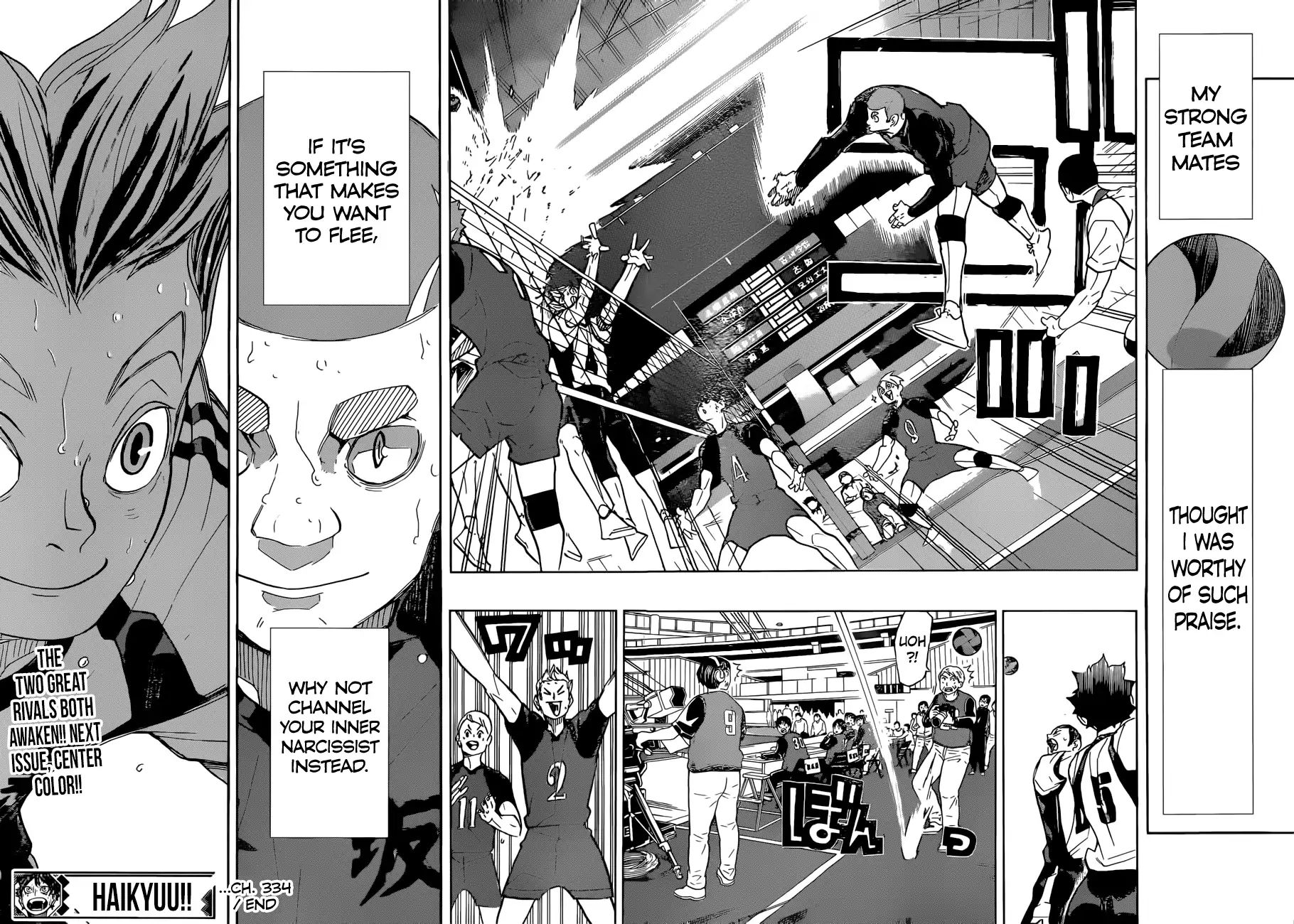 Haikyuu!! - Chapter 334: Breaking Free From Negativity Haruichi Furudate