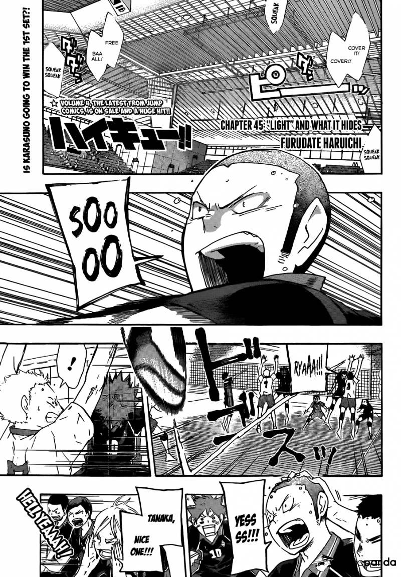 Haikyuu!! - Chapter 45 : Light And What It Hides