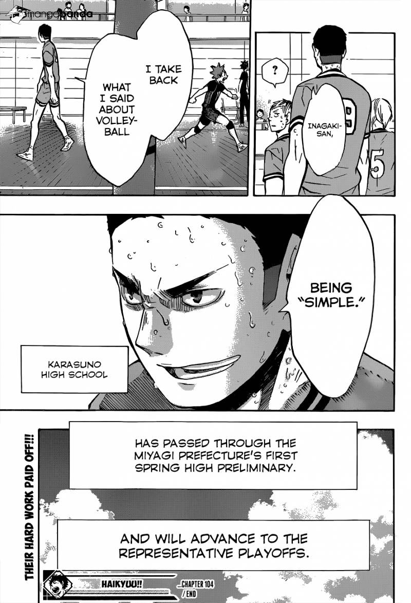 Haikyuu!! - Chapter 104