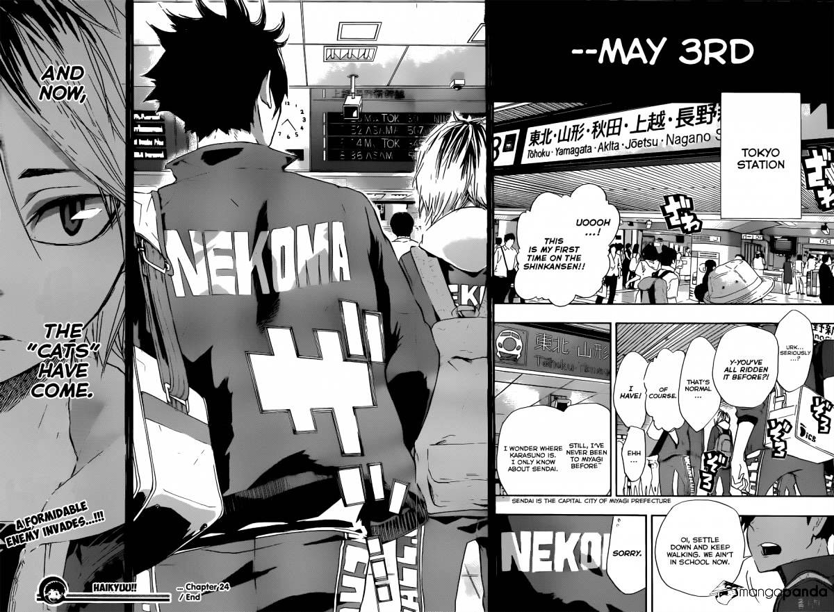 Haikyuu!! - Chapter 24 : Team Karasuno, Full Speed Ahead