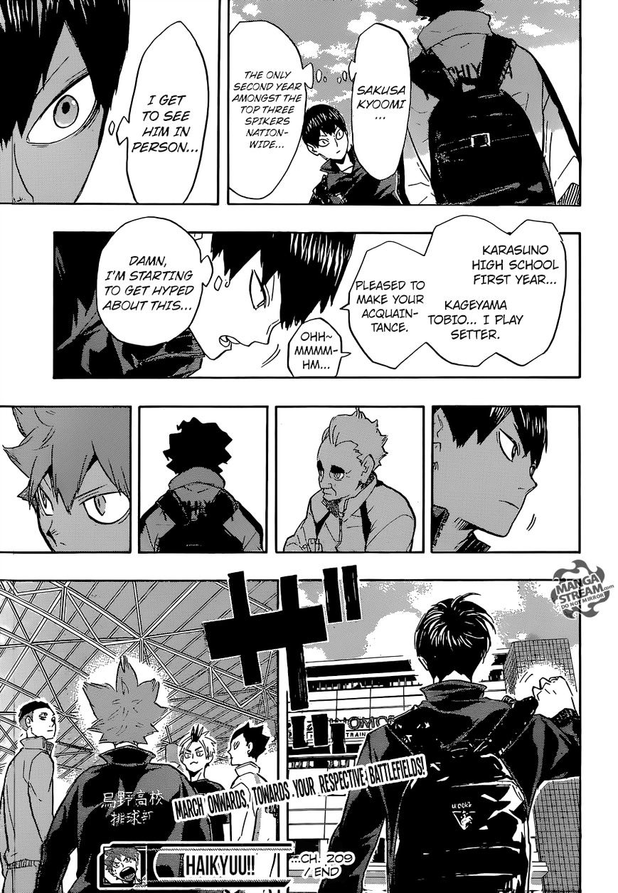 Haikyuu!! - Chapter 209