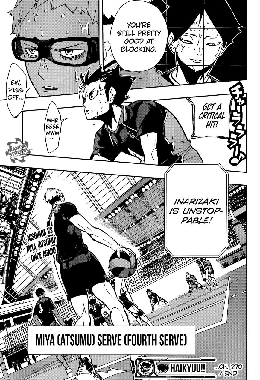 Haikyuu!! - Chapter 270 : Interumental Trio Ensemble