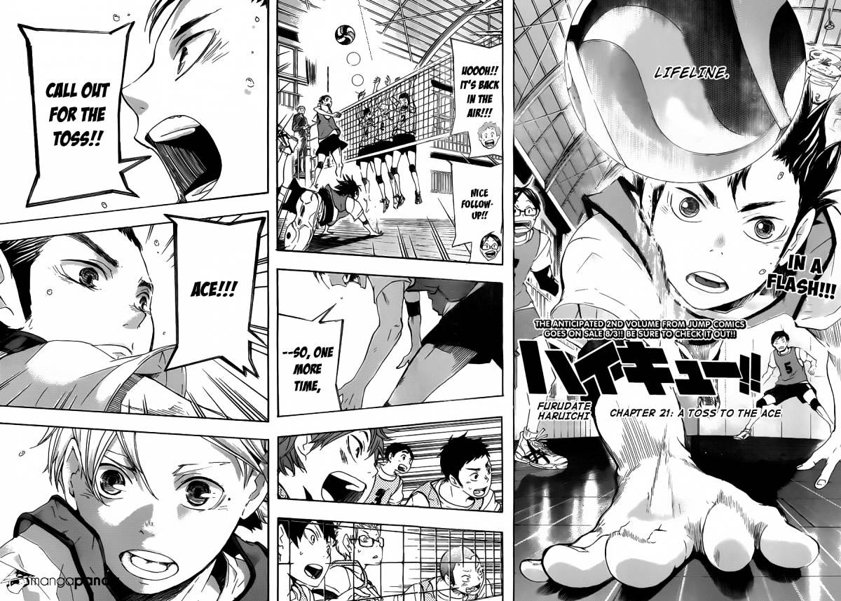 Haikyuu!! - Chapter 21 : A Toss To The Ace