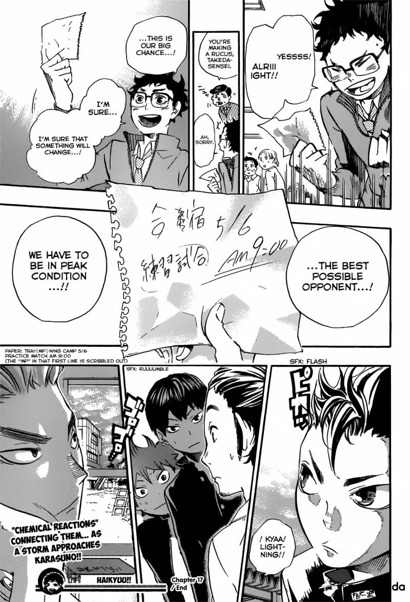 Haikyuu!! - Chapter 17 : A Storm