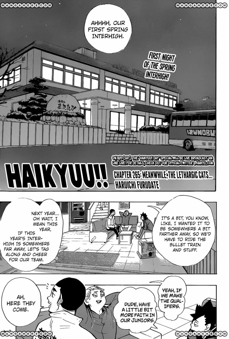 Haikyuu!! - Chapter 265