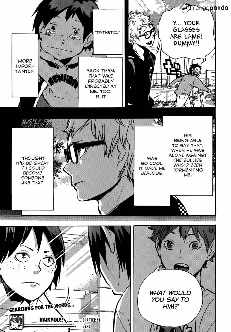 Haikyuu!! - Chapter 87