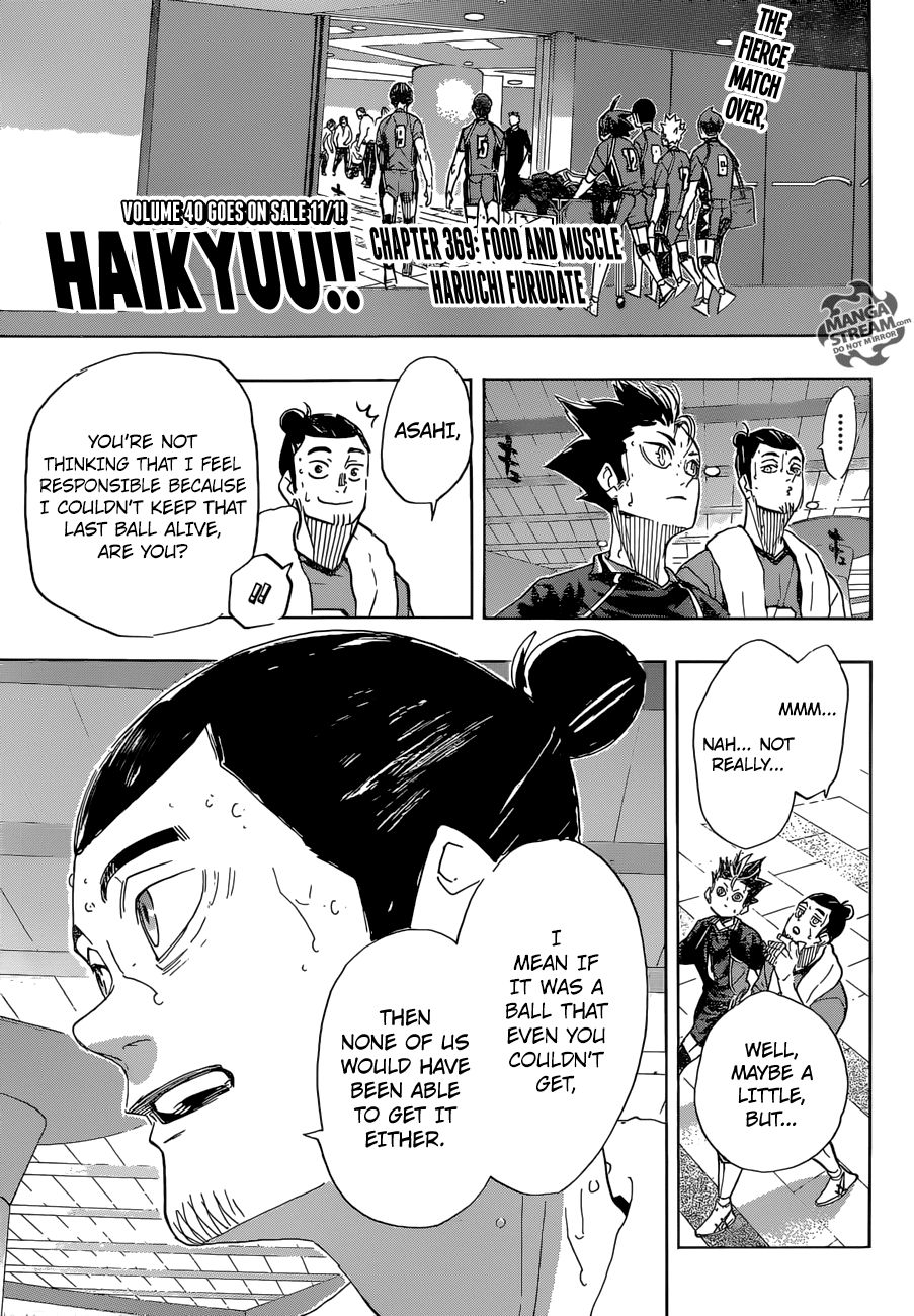 Haikyuu!! - Chapter 369: Food And Muscle