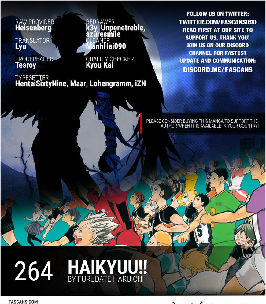 Haikyuu!! - Chapter 264 : Broken Heart