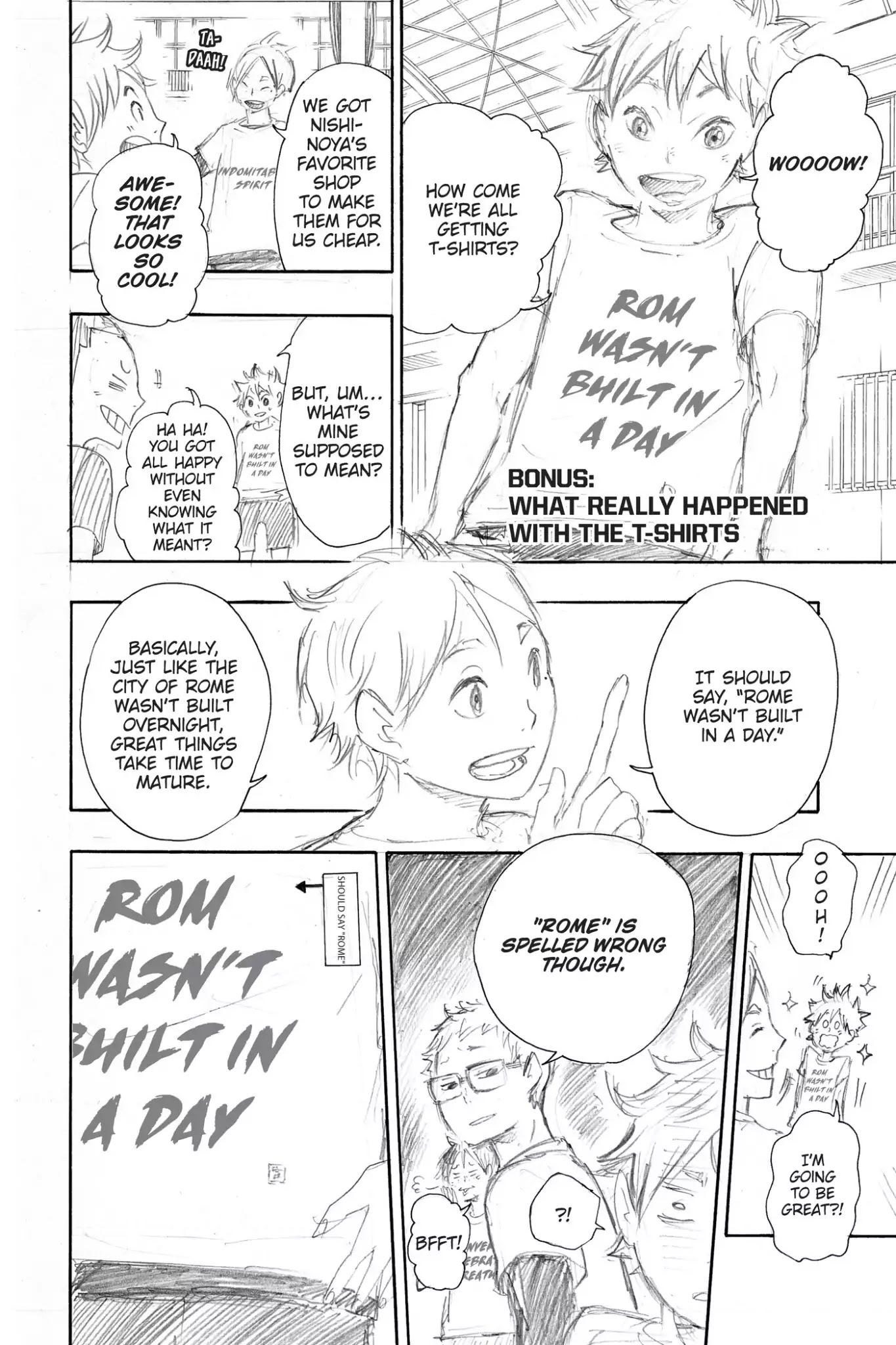 Haikyuu!! - Vol.3 Bonus Story: What Really Happened With The T-Shirts