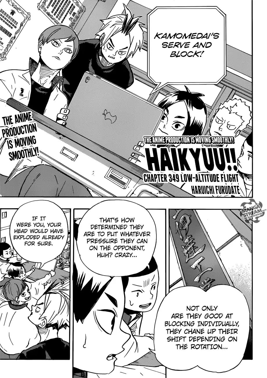 Haikyuu!! - Chapter 349: Low-Altitude Flight Haruichi Furudate