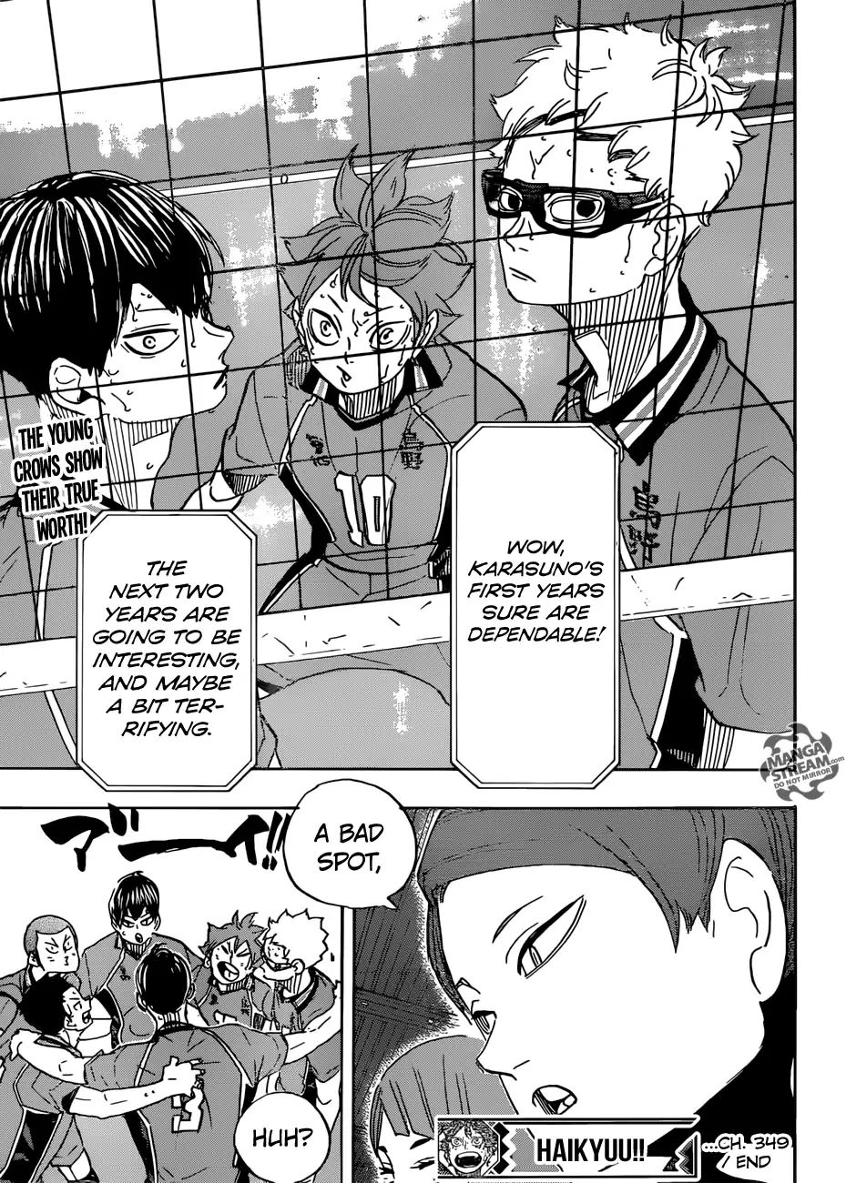 Haikyuu!! - Chapter 349: Low-Altitude Flight Haruichi Furudate