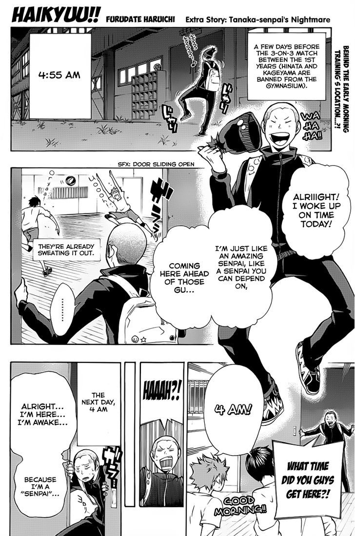 Haikyuu!! - Chapter 11.5 : Tanaka-Senpai's Nightmare