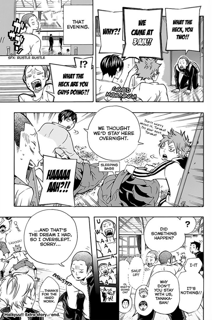 Haikyuu!! - Chapter 11.5 : Tanaka-Senpai's Nightmare