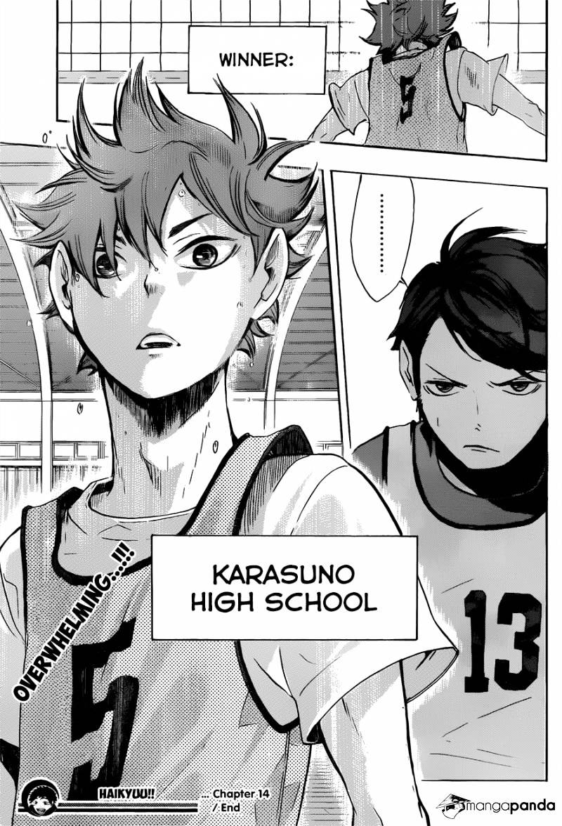 Haikyuu!! - Chapter 14 : Vs. The "Grand King"