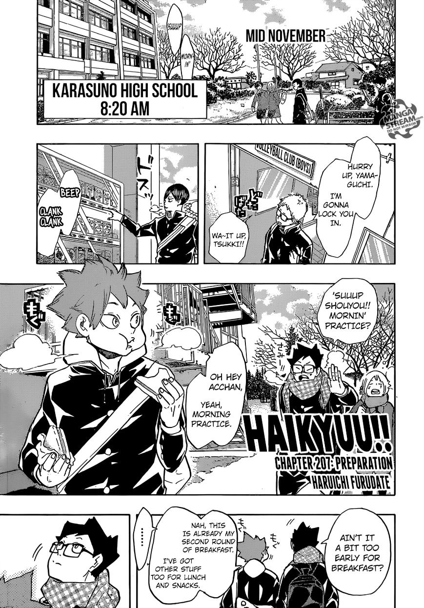 Haikyuu!! - Chapter 207