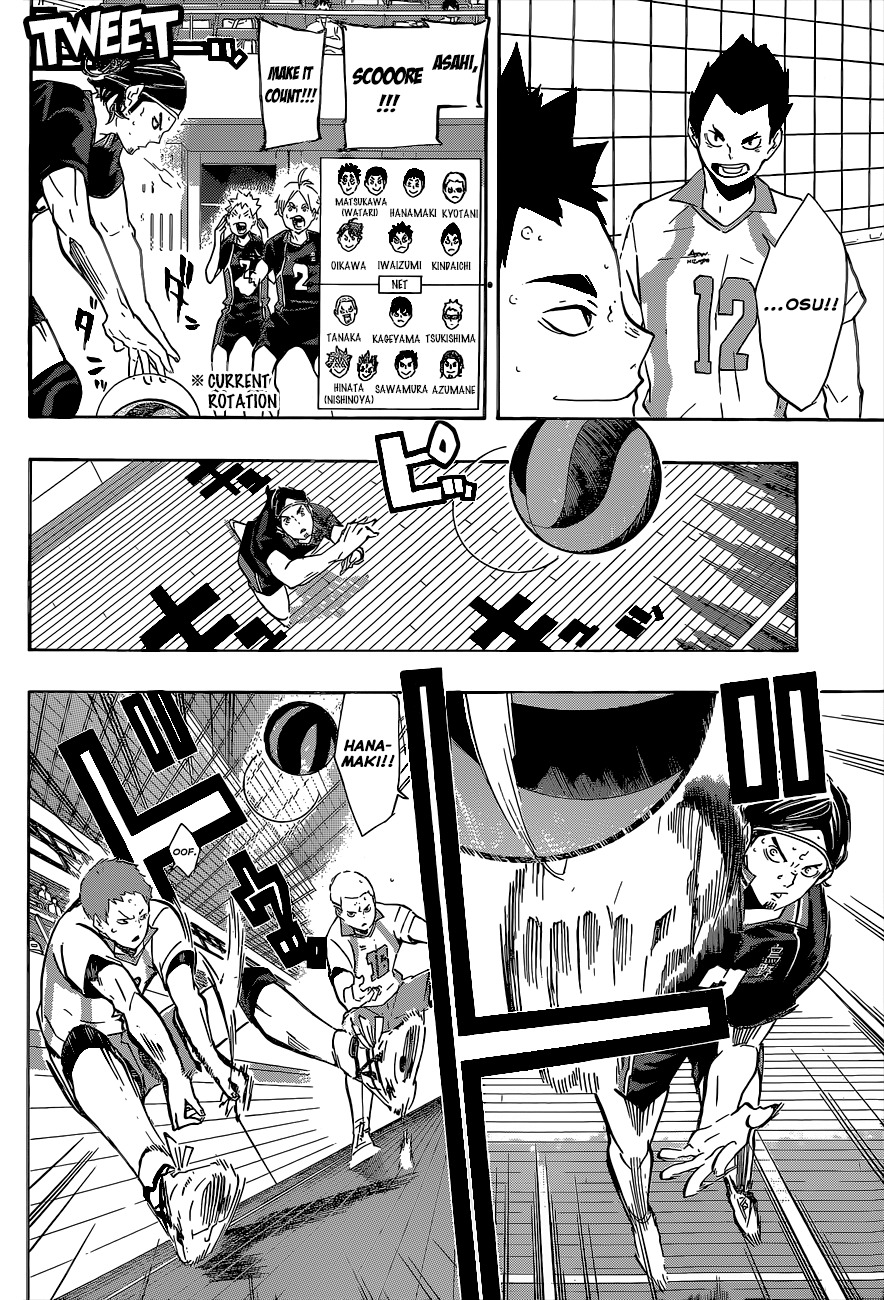 Haikyuu!! - Chapter 138: The Ultimate Attack, The Serve