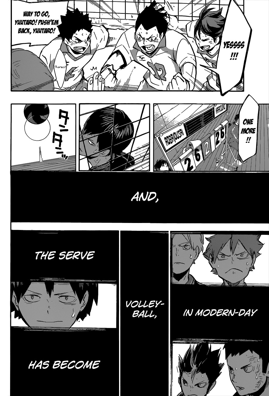 Haikyuu!! - Chapter 138: The Ultimate Attack, The Serve