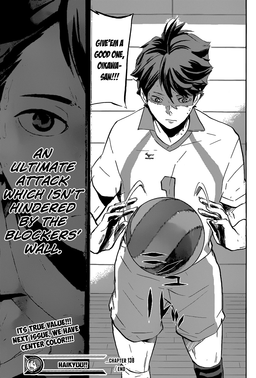 Haikyuu!! - Chapter 138: The Ultimate Attack, The Serve