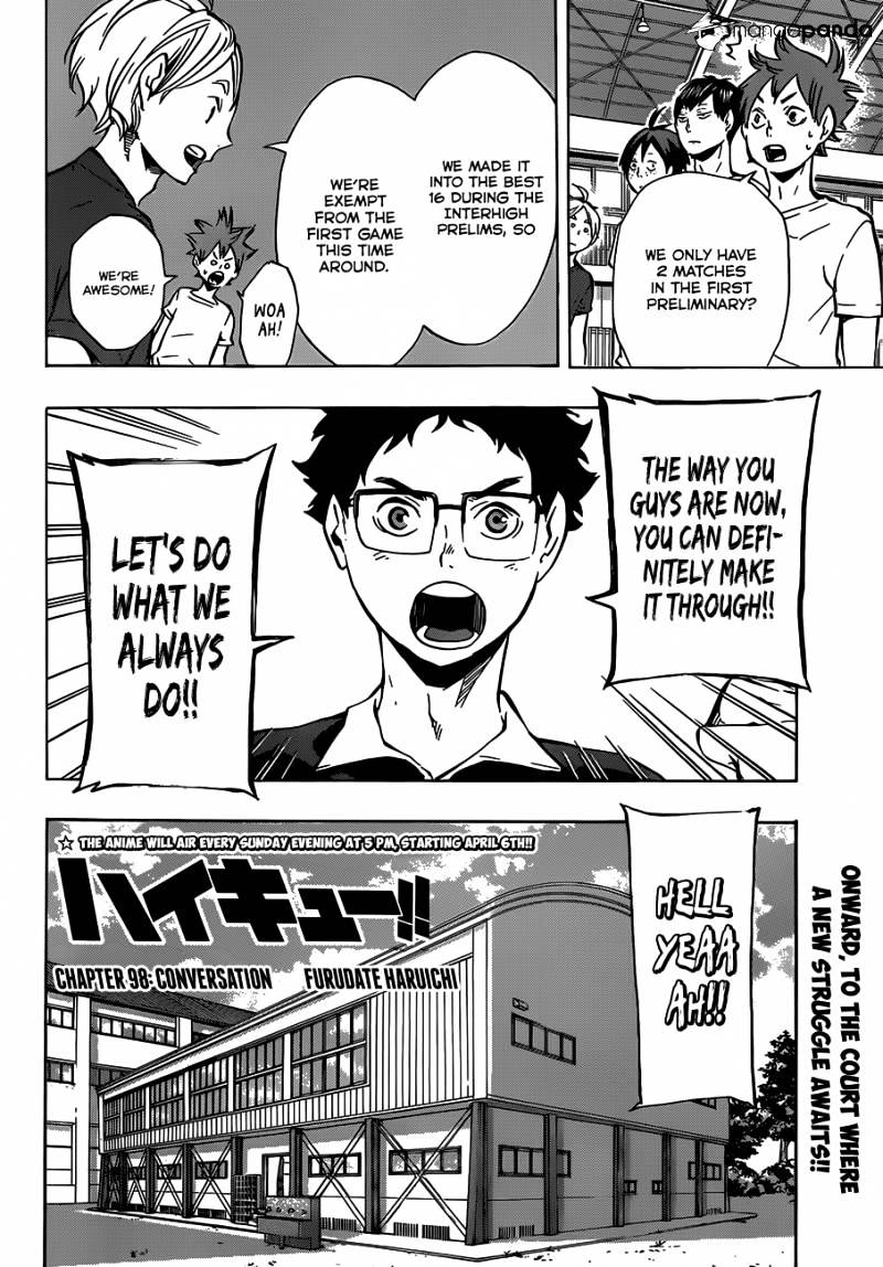 Haikyuu!! - Chapter 98