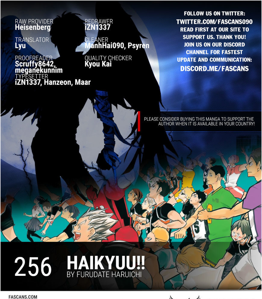 Haikyuu!! - Chapter 256 : Moonlit Evening