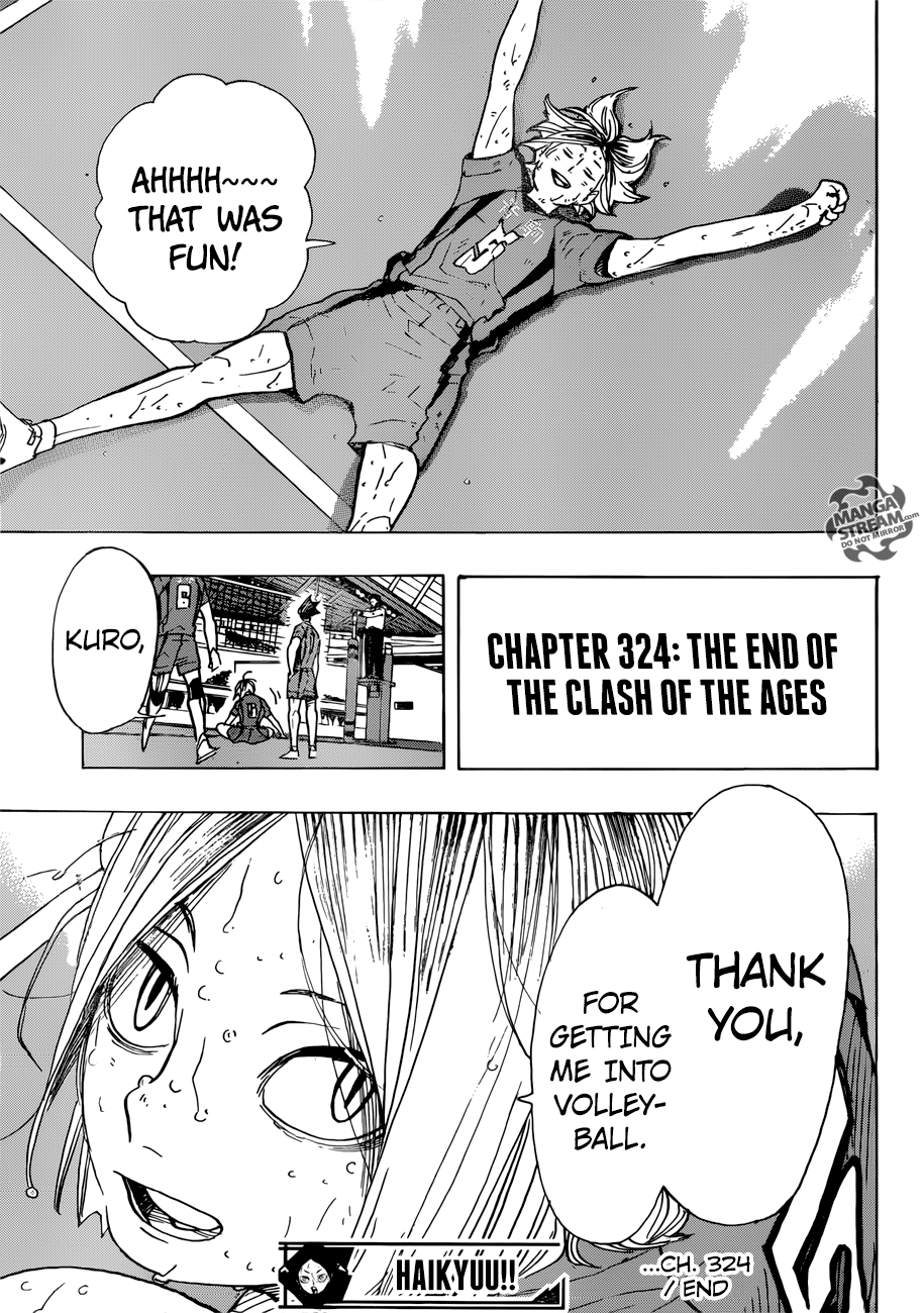 Haikyuu!! - Chapter 324