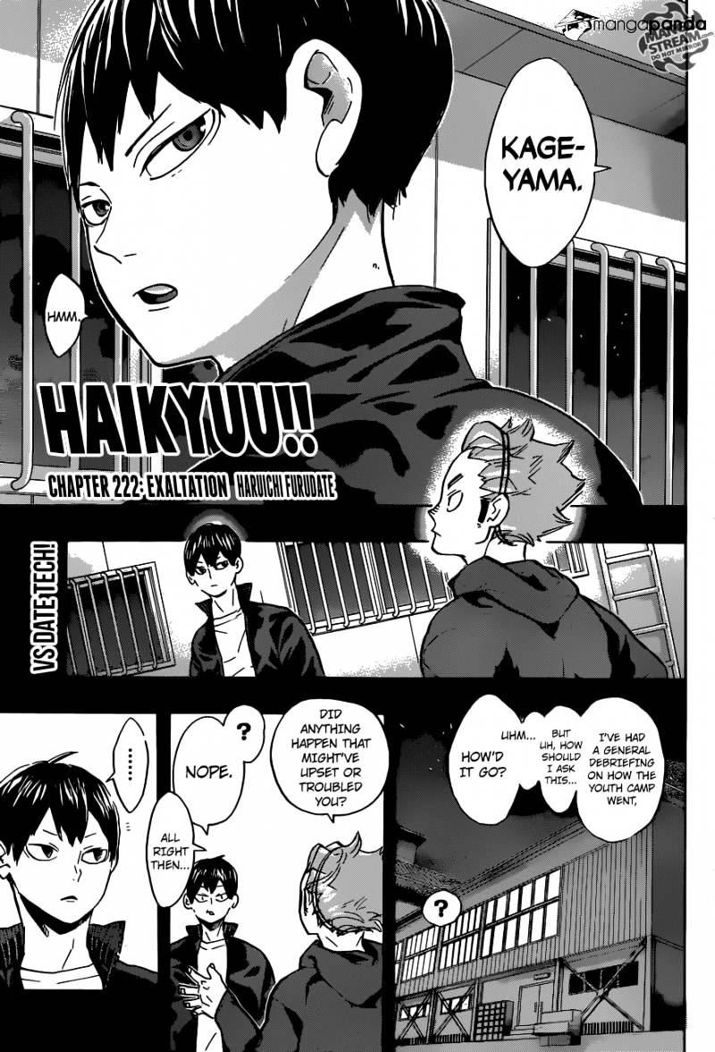 Haikyuu!! - Chapter 222