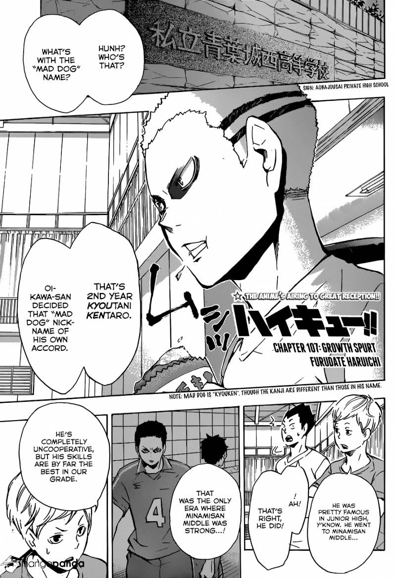 Haikyuu!! - Chapter 106