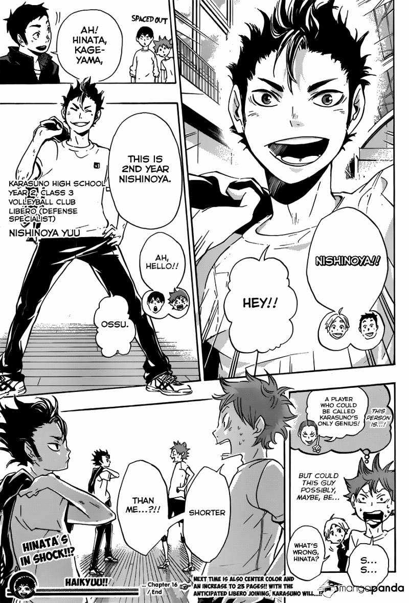 Haikyuu!! - Chapter 16 : 1 More Genius