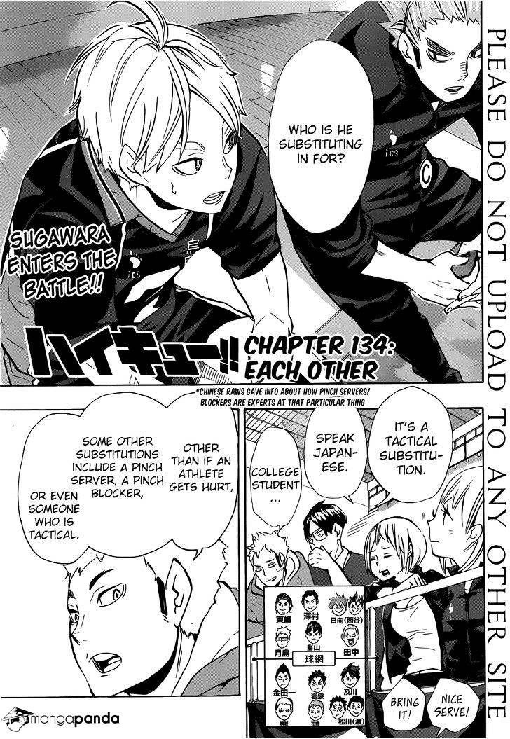 Haikyuu!! - Chapter 134