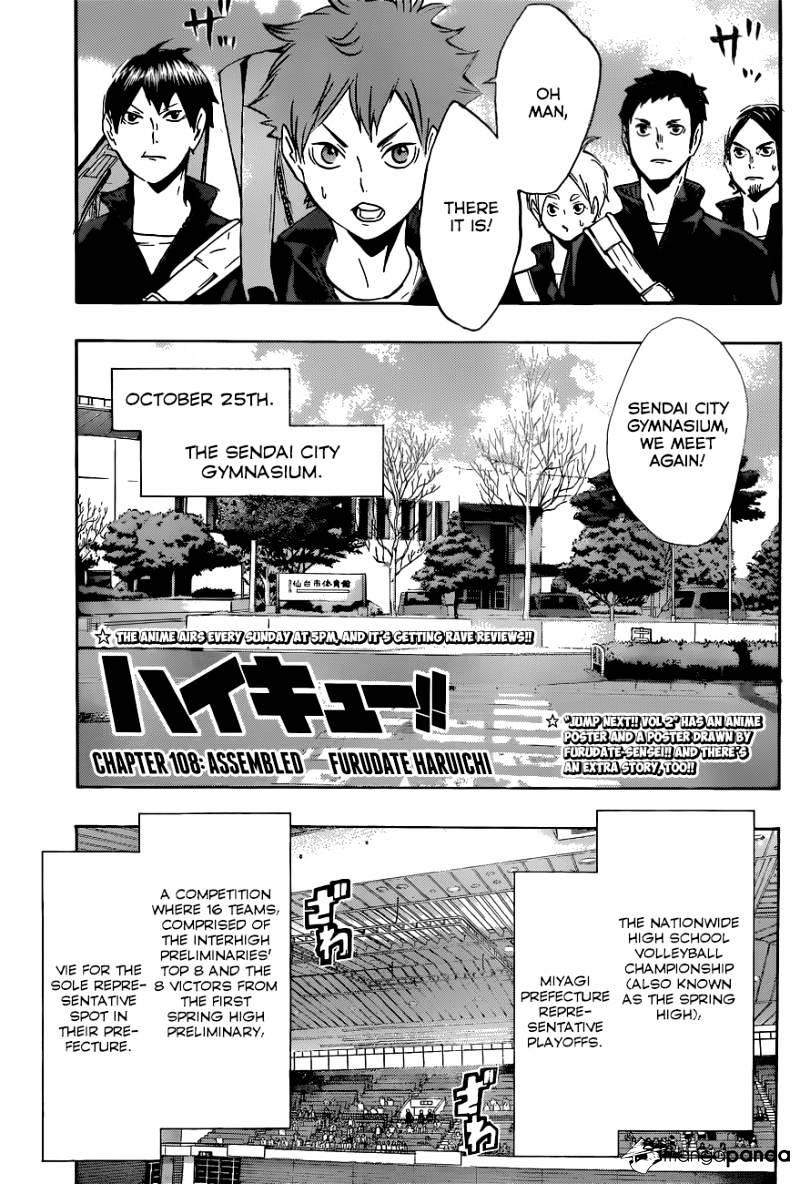 Haikyuu!! - Chapter 108