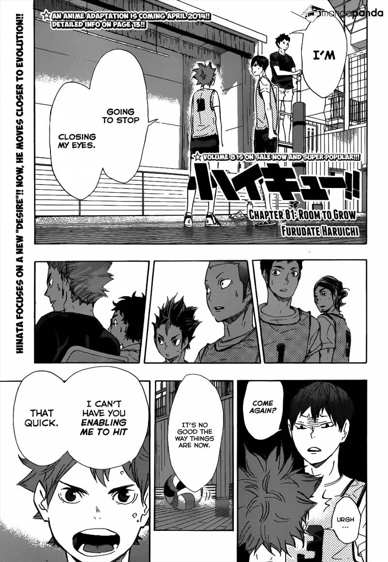 Haikyuu!! - Chapter 81