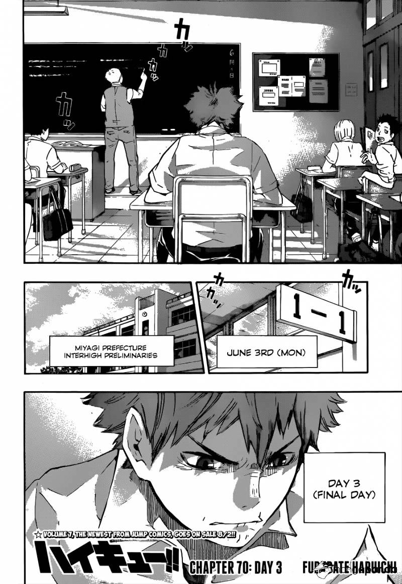 Haikyuu!! - Chapter 70