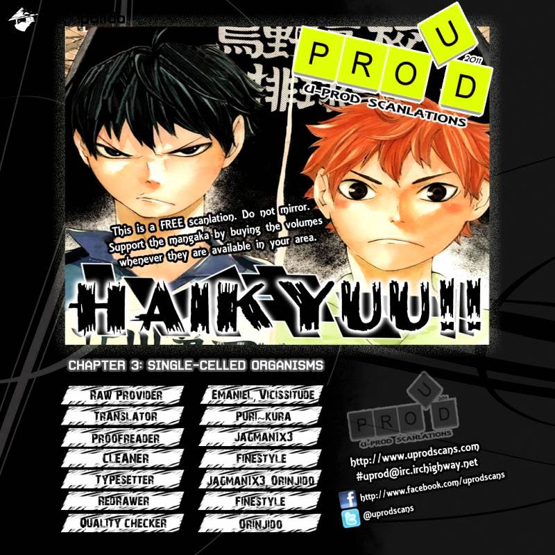 Haikyuu!! - Chapter 3 : Single-Celled Organisms