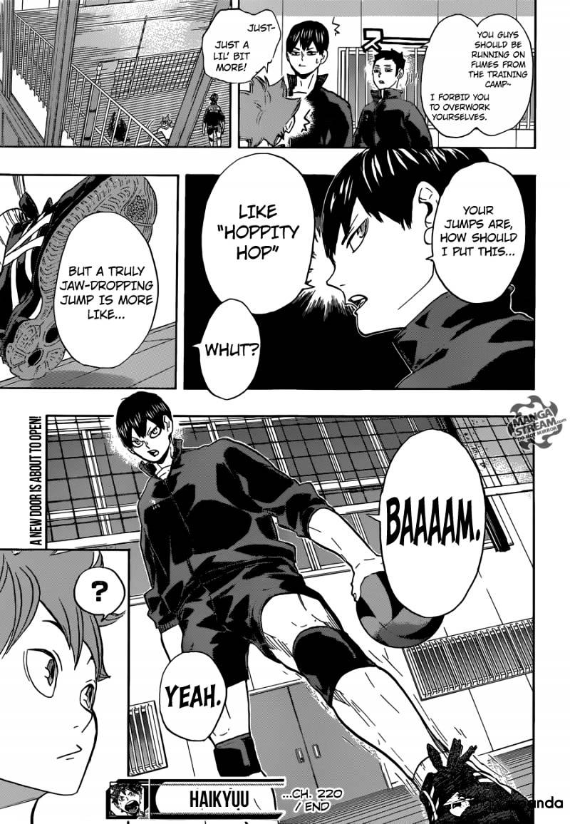 Haikyuu!! - Chapter 220