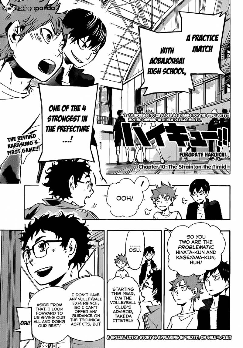 Haikyuu!! - Chapter 10 : The Strain On The Timit