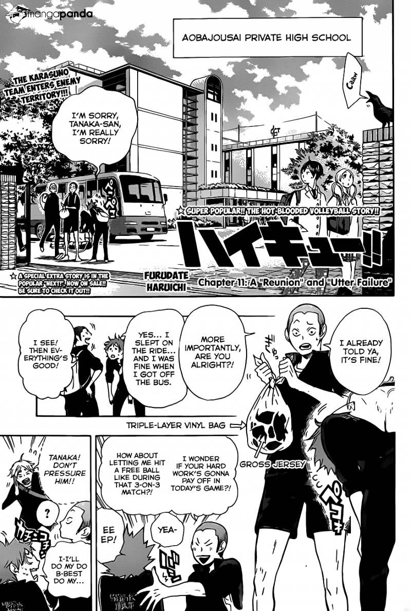 Haikyuu!! - Chapter 11 : A "Reunion" And A "Utter Failure"