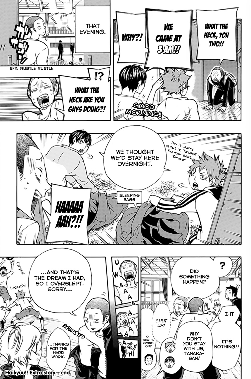 Haikyuu!! - Chapter 16.5: Extra Story: Tanaka-Senpai's Nightmare