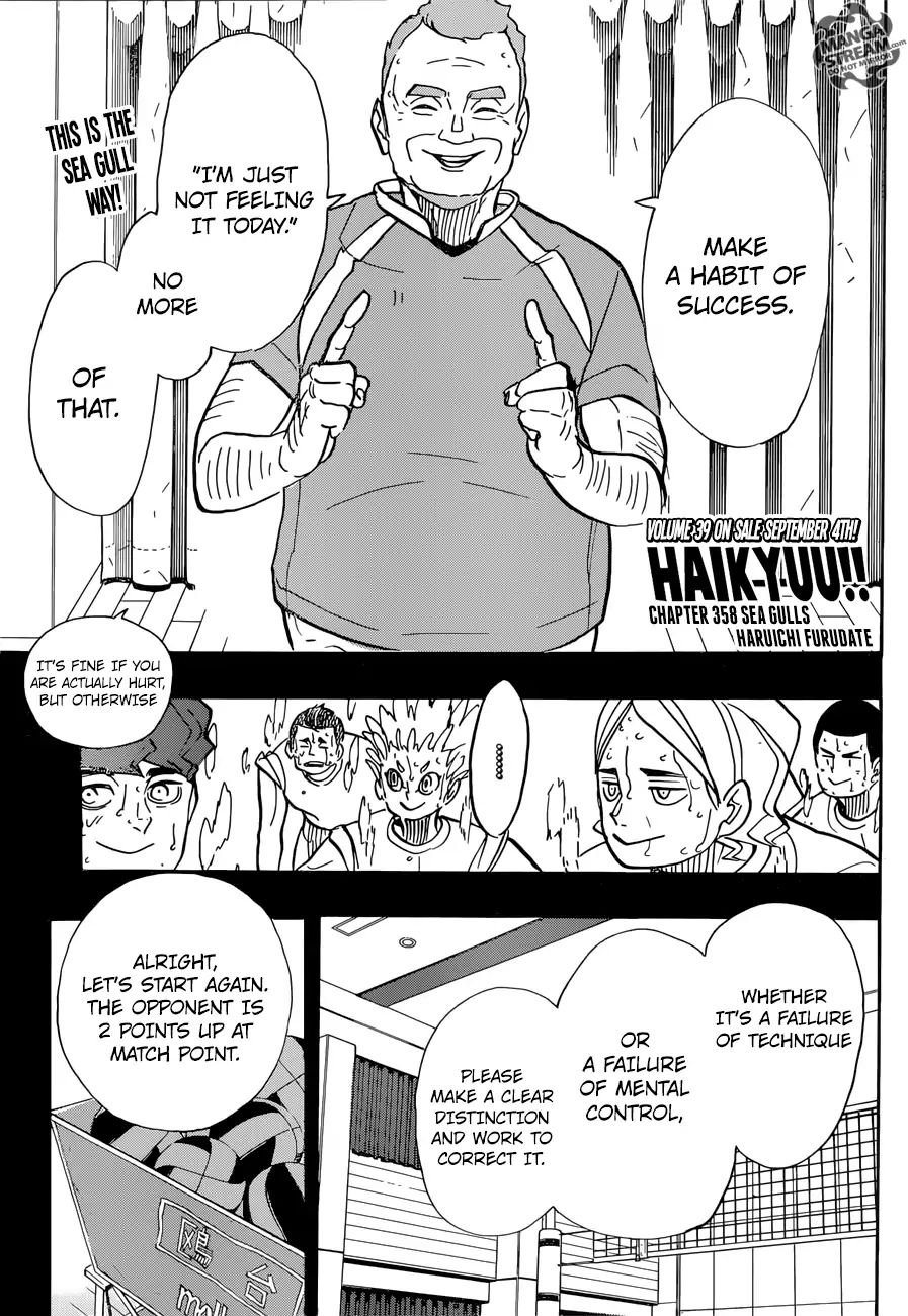 Haikyuu!! - Chapter 359: The Spear Among Shields, The Shield Among Spears.