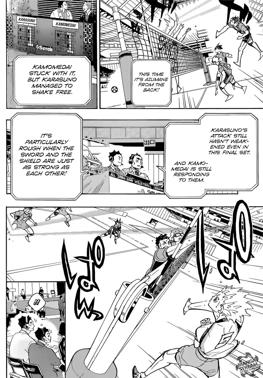 Haikyuu!! - Chapter 359: The Spear Among Shields, The Shield Among Spears.