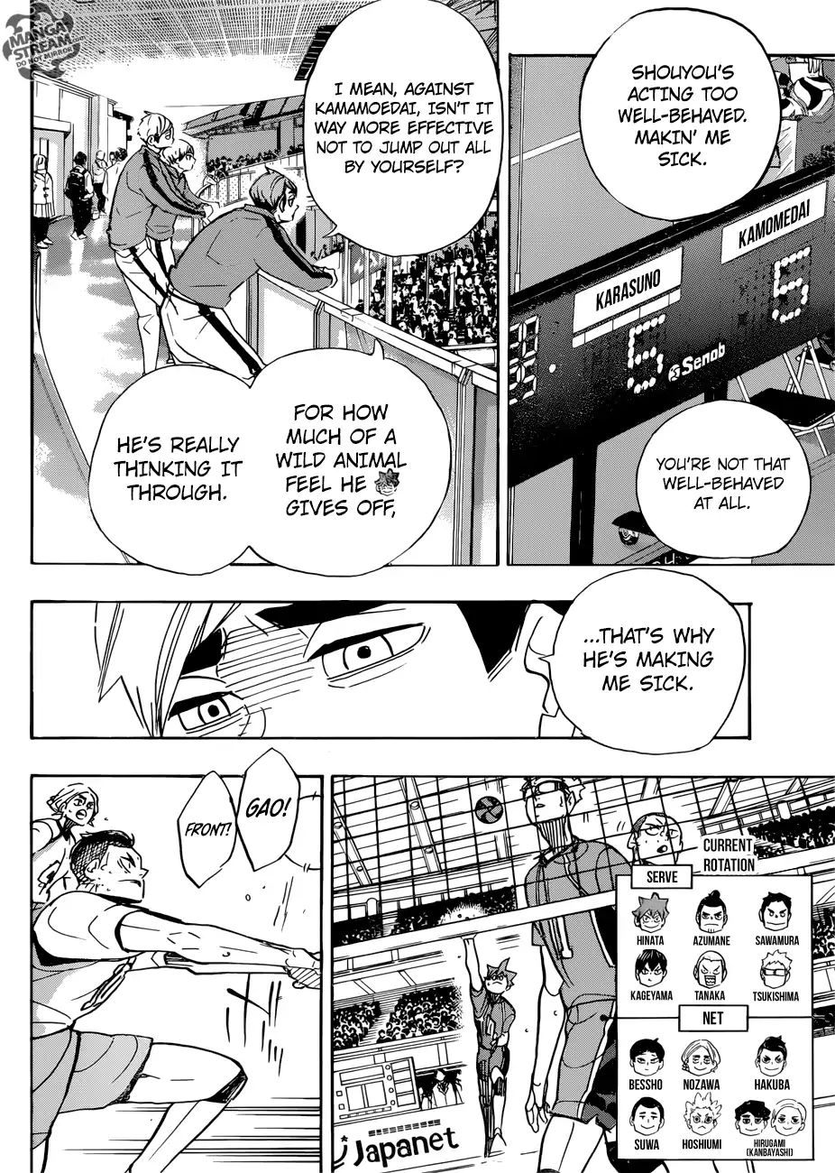 Haikyuu!! - Chapter 359: The Spear Among Shields, The Shield Among Spears.