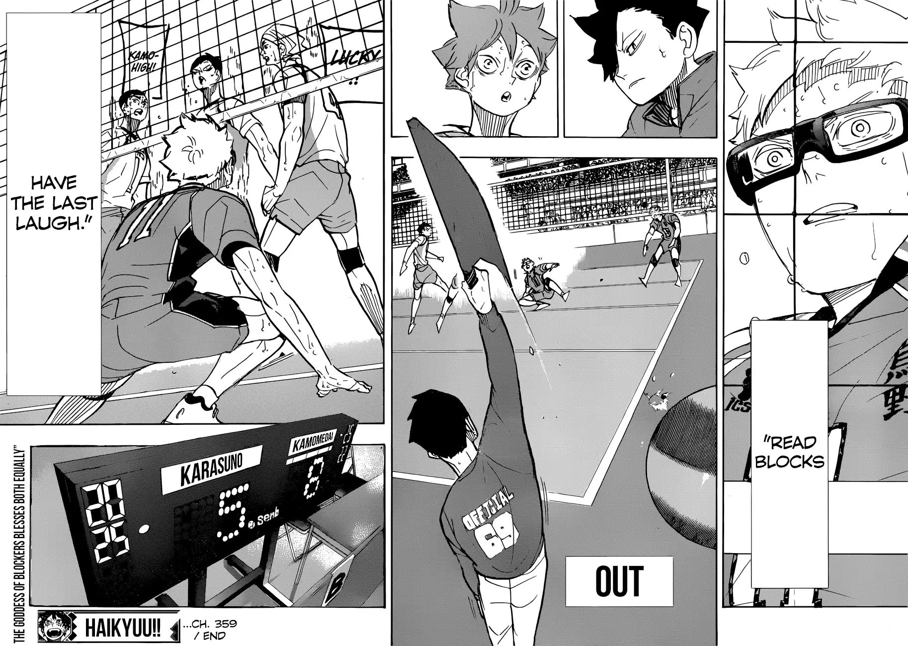 Haikyuu!! - Chapter 359: The Spear Among Shields, The Shield Among Spears.