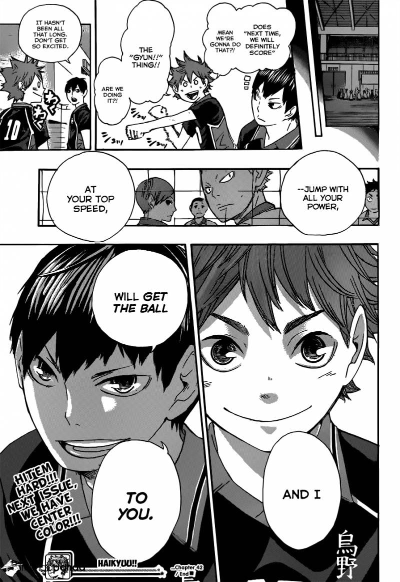 Haikyuu!! - Chapter 42 : The Iron Wall