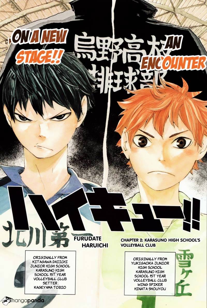 Haikyuu!! - Chapter 2 : Karasuno High School's Volleyball Club