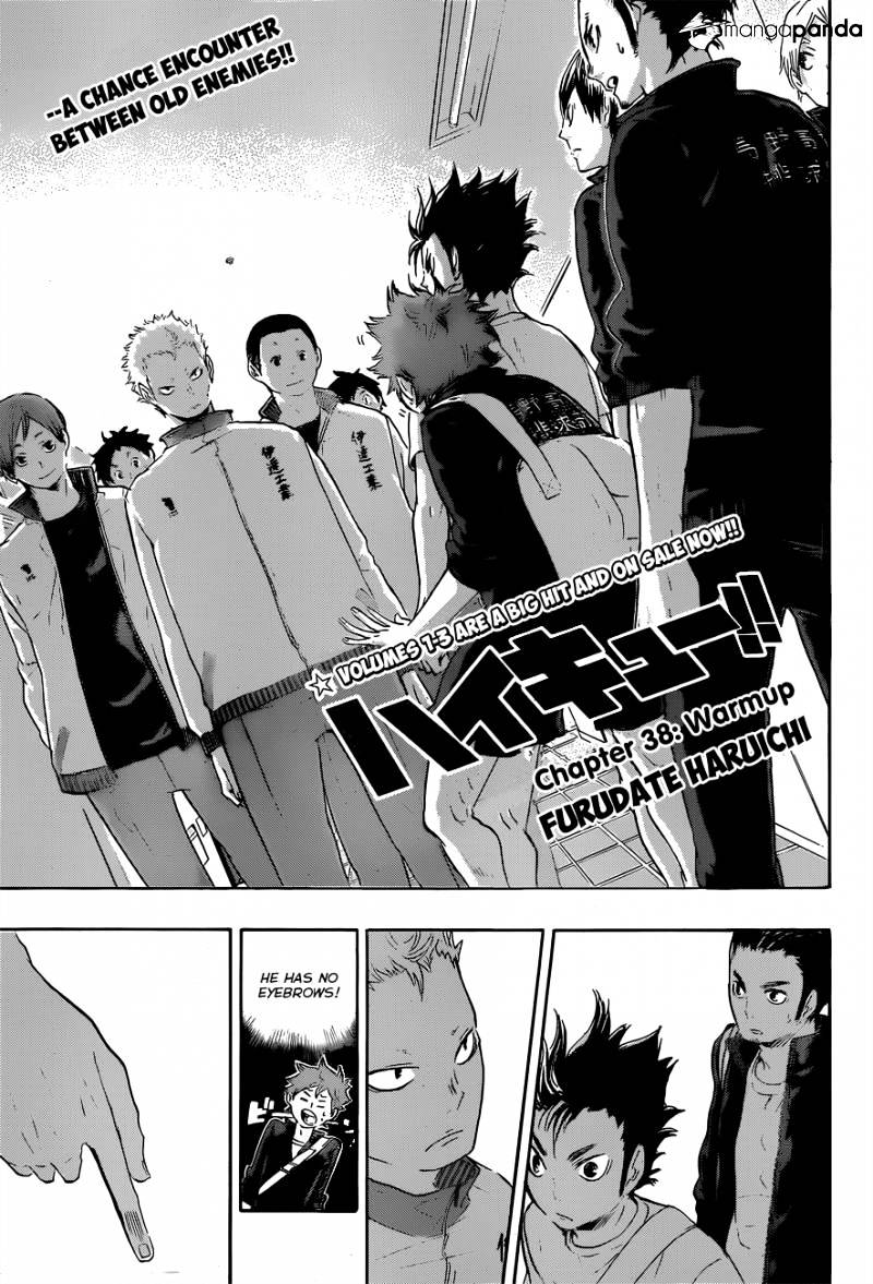 Haikyuu!! - Chapter 38 : Warmup!