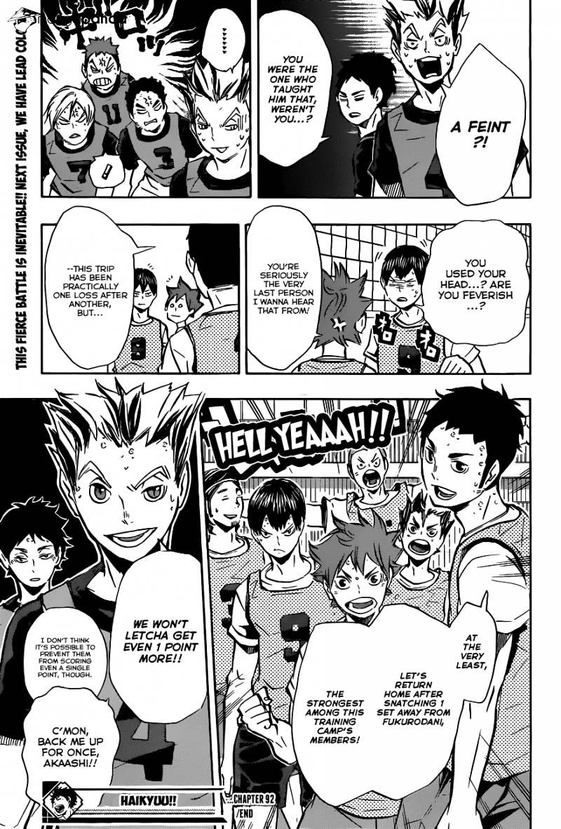 Haikyuu!! - Chapter 92