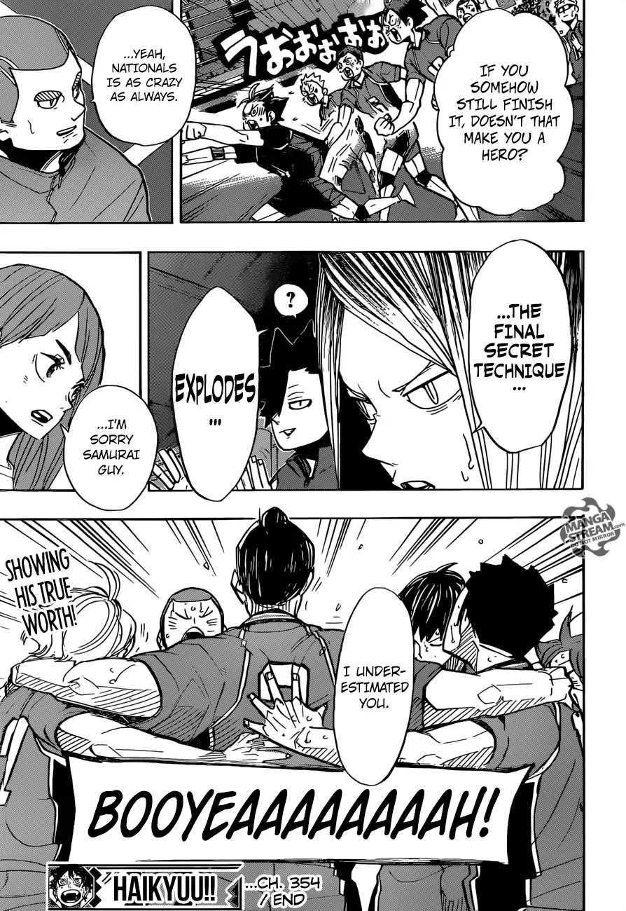 Haikyuu!! - Chapter 354: Doing My Best For My Teammates