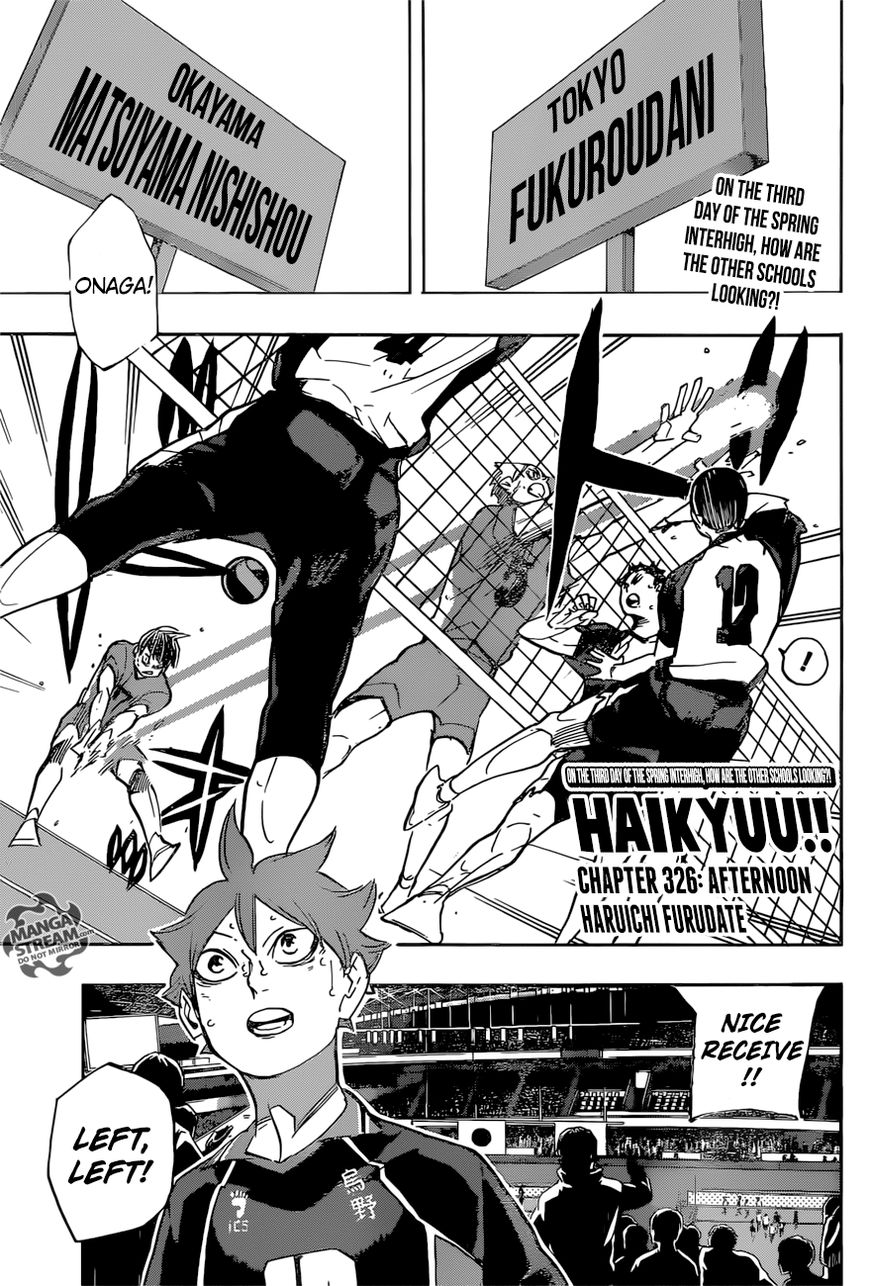 Haikyuu!! - Chapter 326