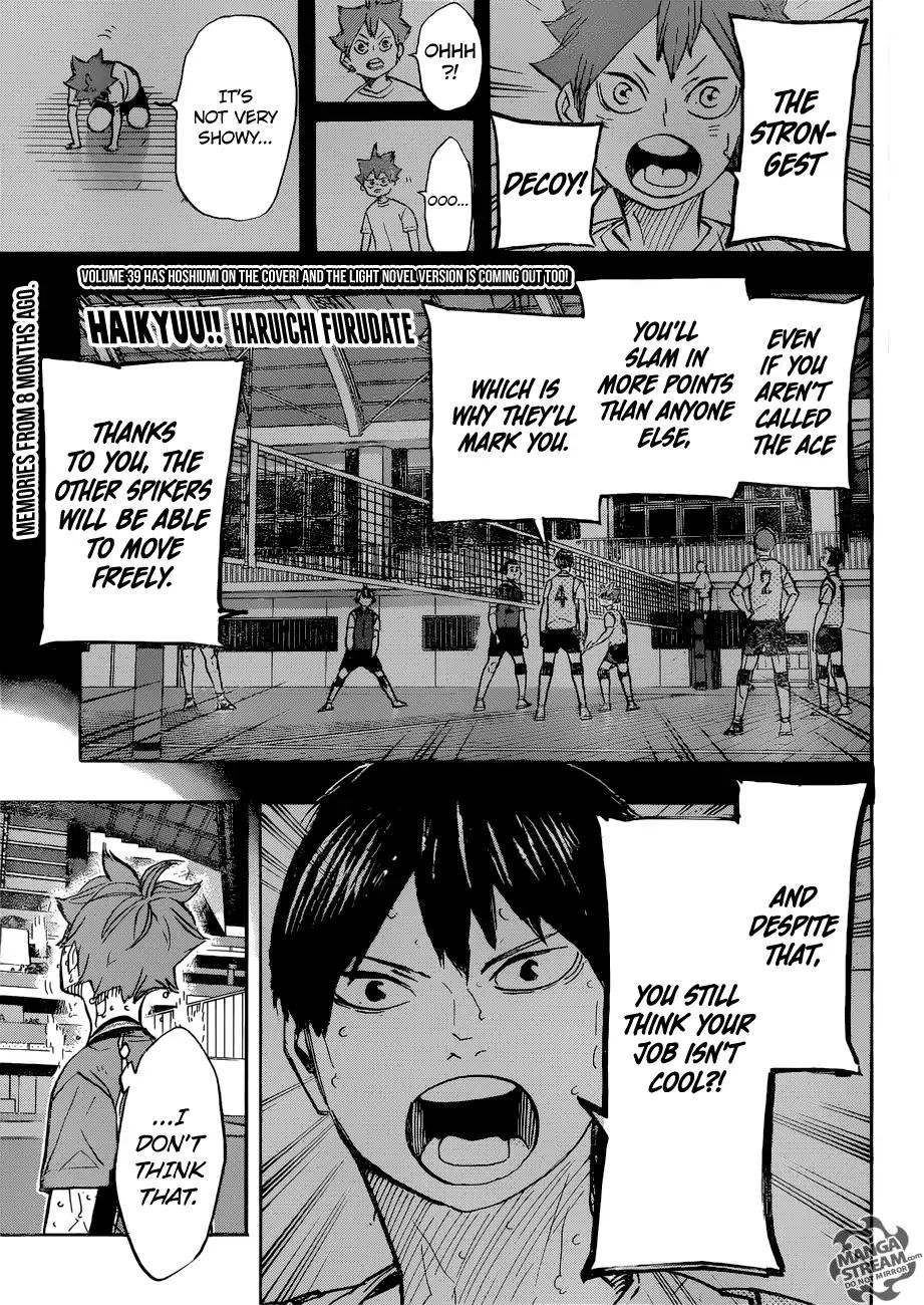 Haikyuu!! - Chapter 363: The Little Giant Vs The Strongest Decoy