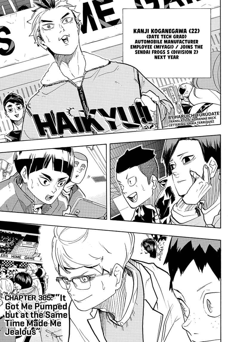 Haikyuu!! - Chapter 385