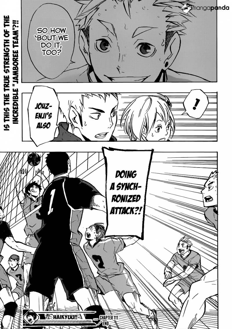 Haikyuu!! - Chapter 111